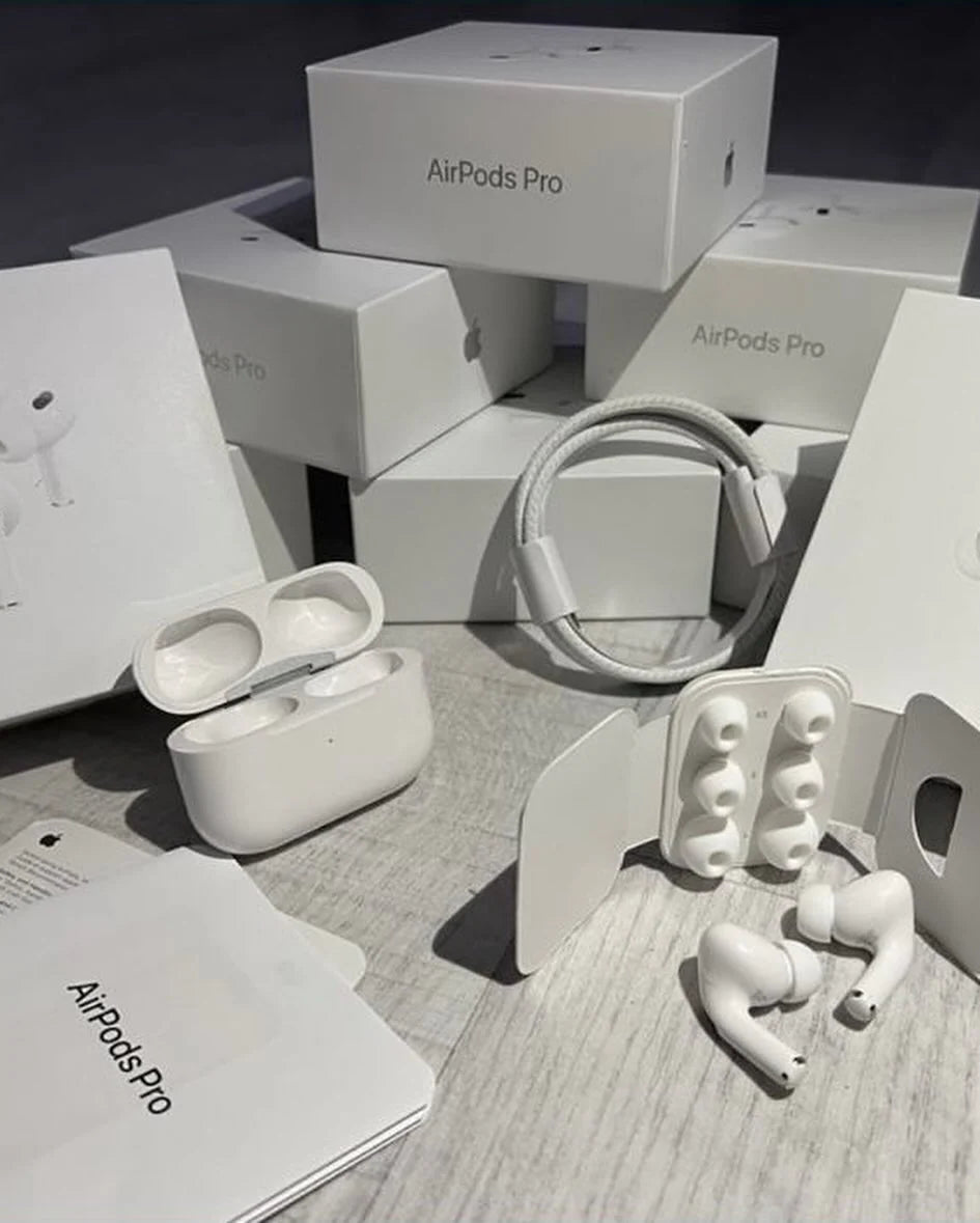AirPods Pro 2nd Gen (ANC + GPS Edition) - 100% Hassle-Free Warranty
